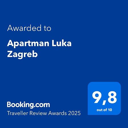 Apartman Luka Загреб Екстериор снимка
